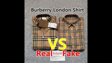 how to spot burberry fake shirt